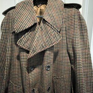 VintageHardy Aimes Plaid Trench Coat